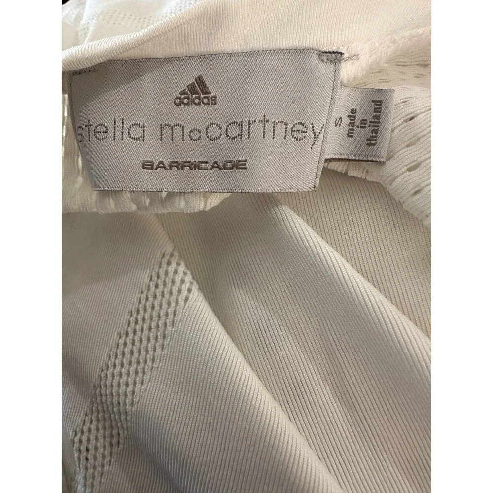 Adidas X Stella McCartney Barricade White Tennis Dress No Shorts Size Small - Picture 13 of 16